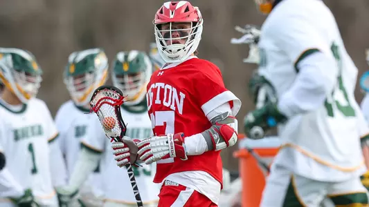 Matt Ferraro playing lacrosse