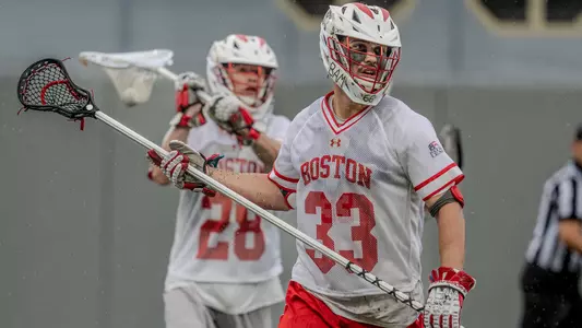 Matt Freeman playing lacrosse