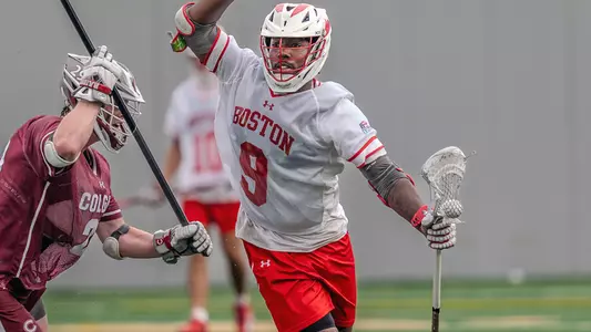 Stephen Gaskill III playing lacrosse