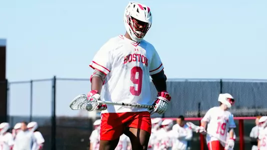 Stephen Gaskill III playing lacrosse