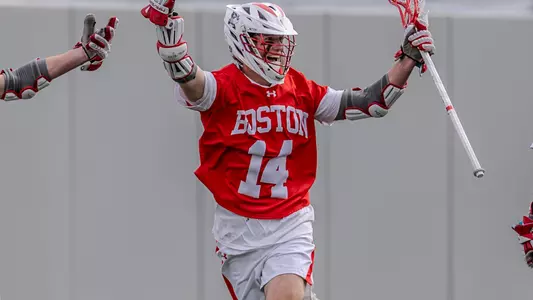 Jimmy Kohr playing lacrosse