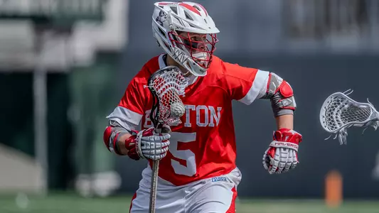 Ben Morris playing lacrosse