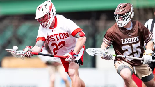 Madden Murphy playing lacrosse