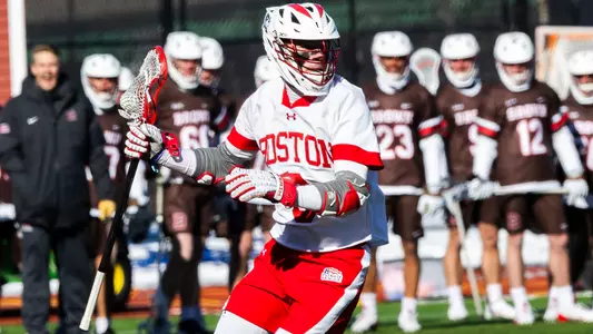 Mike Rooney playing lacrosse