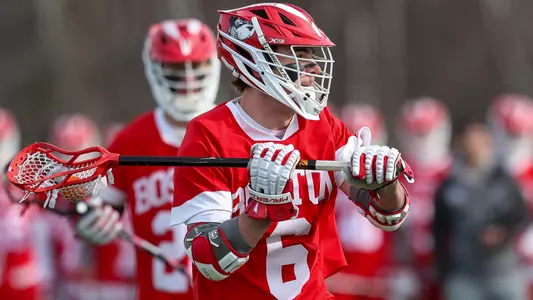 Mike Rooney playing lacrosse