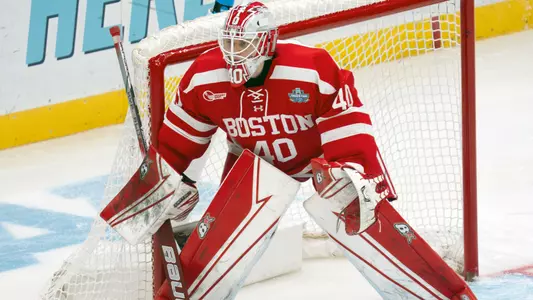 Mikhail Yegorov playing hockey