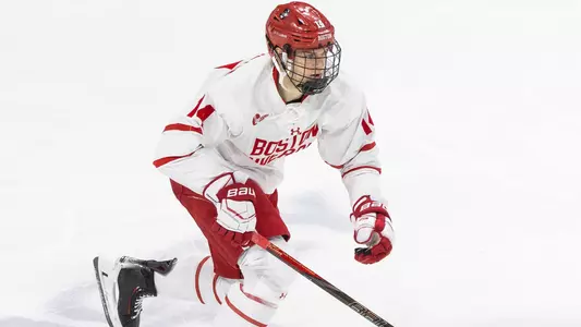 Mick Frechette playing hockey