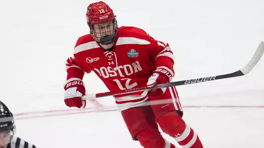 Jack Harvey playing hockey