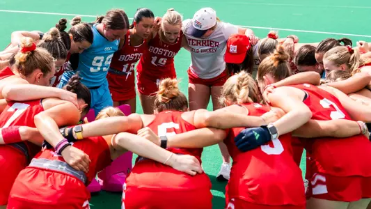 Field Hockey Pregame Huddle