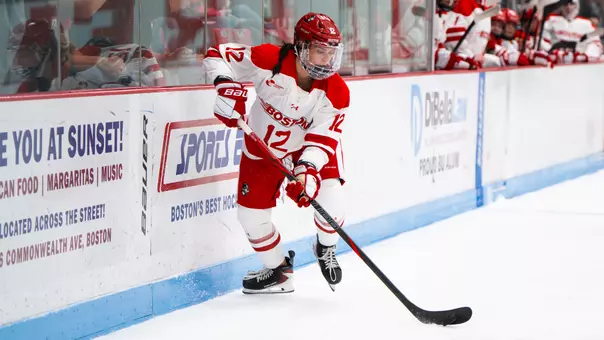 Avery Supryka playing hockey at Walter Brown Arena