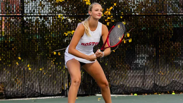 Blanka DeMicheli playing tennis