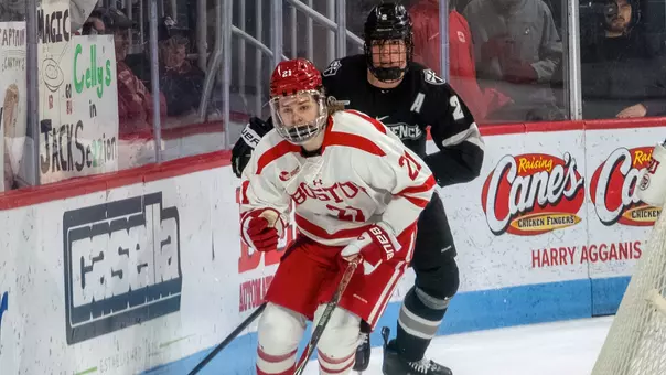 Ryder Ritchie skating against Providence