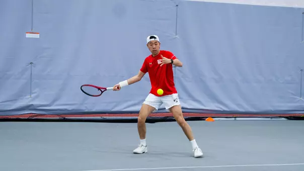 Jaydon Barki Playing Tennis