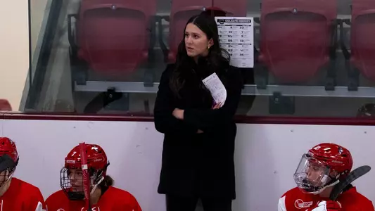 Megan Quinn on bench