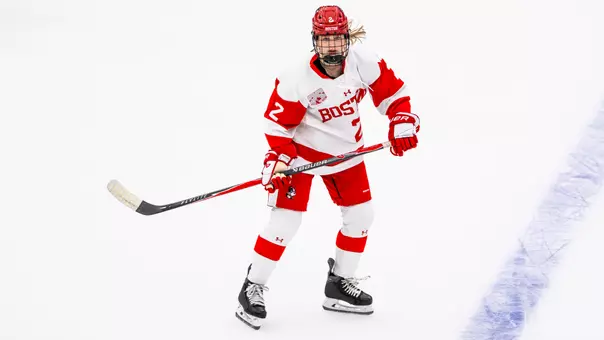 Peyton Blaney playing hockey at Walter Brown Arena Oct. 16