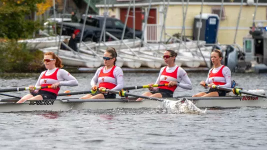 Women's Rowing Club Four competing at the Head of the Charles 2026