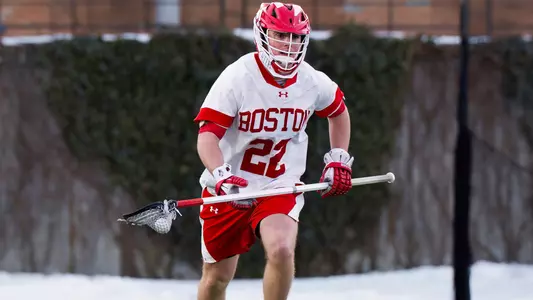 Murphy McLaughlin playing lacrosse