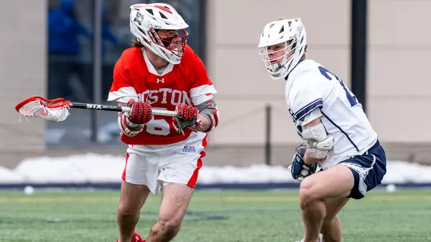 Mike Rooney playing lacrosse at Yale