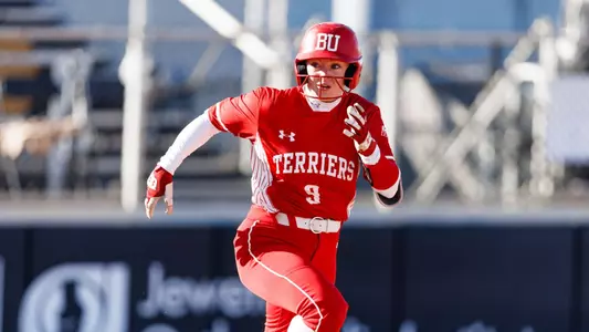 Livia Christopher sprints toward first base following a hit