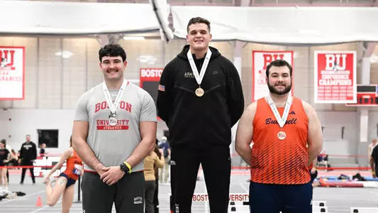 Luke Riordan With a Silver Medal