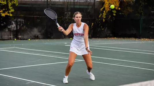 Vasilisa Borisova playing tennis