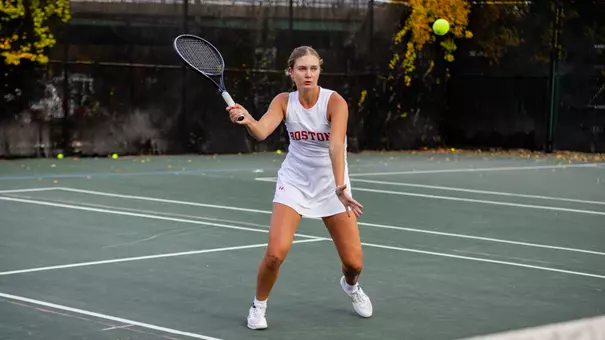 Vasilisa Borisova playing tennis
