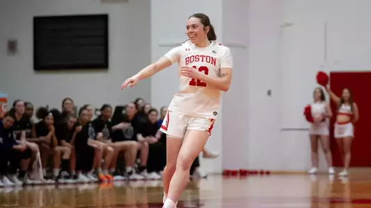 Bella Mclauglin celebrating