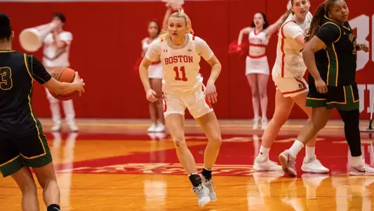 Brooke Baisley playing defense