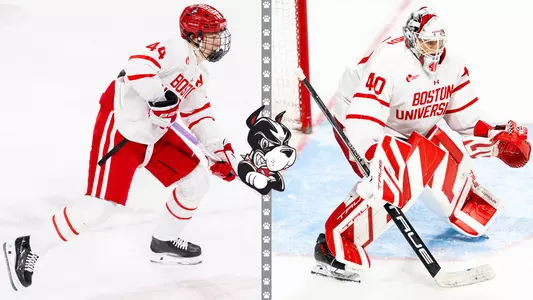 Cole Hutson photo next to a Mikhail Yegorov photo