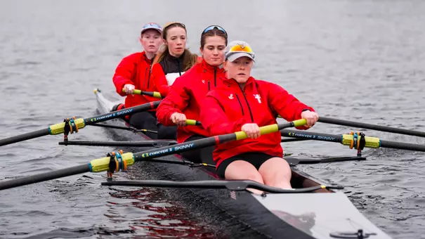 Varsity 4 Boat on the Charles River