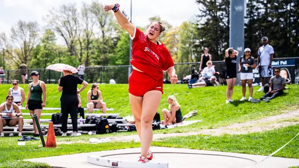 Madison Sorrell Competing in Shot Put