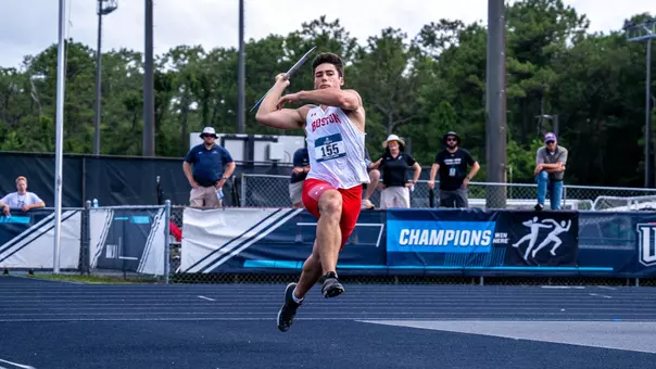 Owen Faulha Throwing a Javelin
