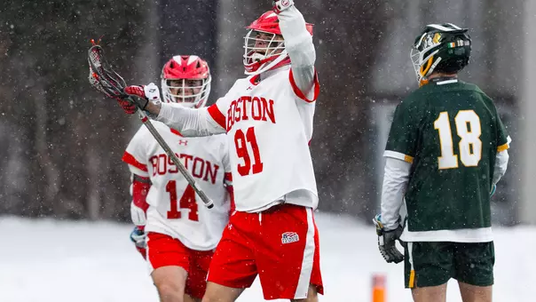 Tyler Fox celebrating a goal