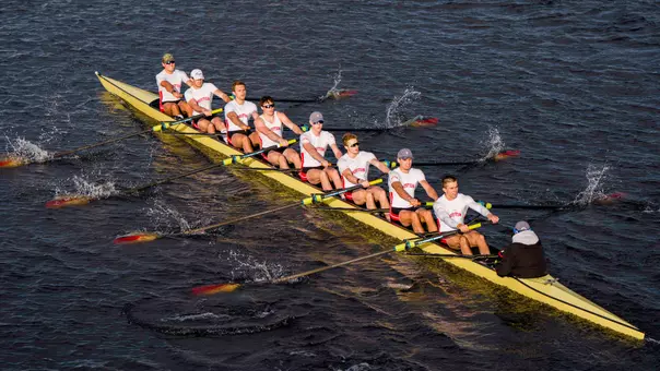 men's rowing on the charles river