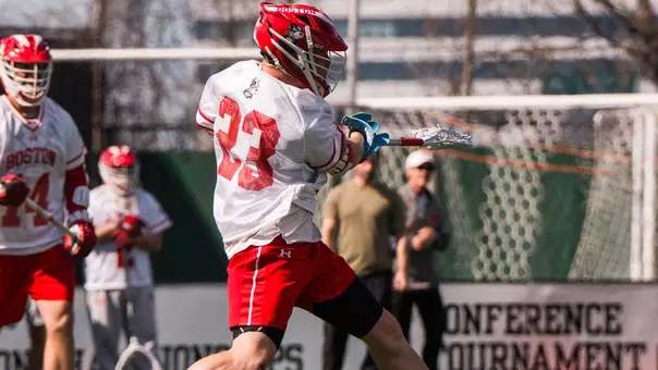 Madden Murphy scoring a goal against Bucknell