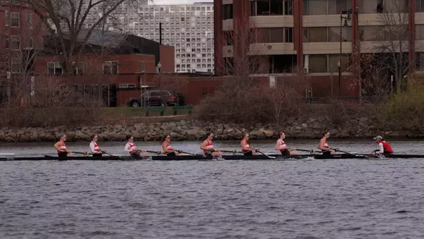 Women's rowing third varsity 8+ on the charles river