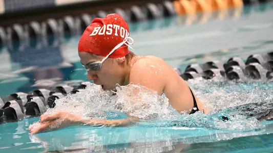 Izzy Ramos breaststroke at 2026 Patriot League Championships