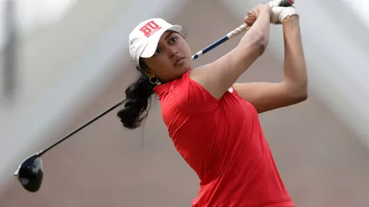 Annika Manjunath tees off at 2026 ECU Ironwood Invitational