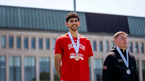 Guy Margalit with a gold medal