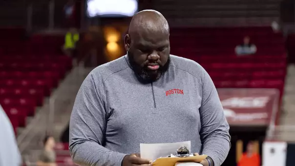 Photo of BU women's basketball assistant coach Clint Williams.