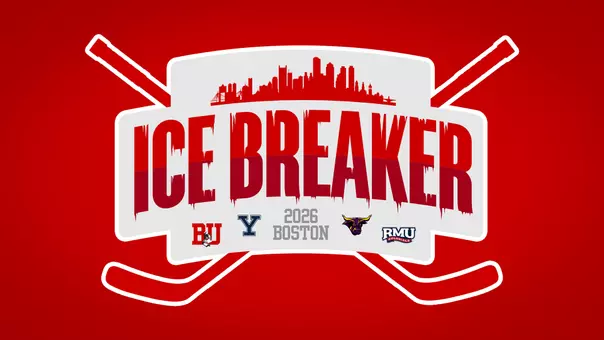 2026 Ice Breaker Logo on Red Background