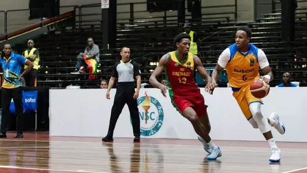 Kyrone Alexander Playing Basketball for Barbados