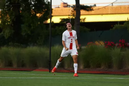 Andrea Di Blasio after scoring a goal