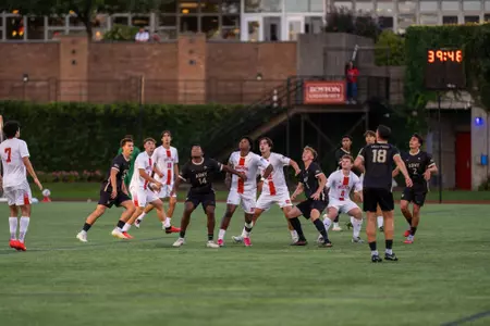 Mens soccer plays against Army West Point