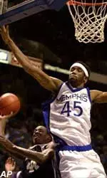 Kelly Wise scored 15 points and grabbed nine rebounds Saturday night as Memphis defeated Houston 72-68.