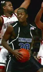 Earl Barron scored a career-high 25 points to lead Memphis past South Carolina for the 2002 NIT championship.