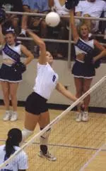 Junior Nancy Nellans became the 17th player in Memphis volleyball history to eclipse the 1,000-career kill mark with a 14-kill performance against Charlotte.