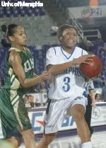 Victoria Crawford would finish the night with 11 points, a career-high 15 rebounds, five assists, two steals and two blocks in 35 minutes of action, Friday, in a 54-40 win over Mercer.