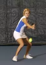 Marlene Dirnstorfer remains perfect in singles and doubles on the season with wins at No. 1 singles and doubles, Saturday.