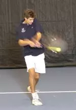 Luke Campbell picked up his first collegiate singles victory with a 6-4 6-3 decision at No. 6 singles in the win over league foe Charlotte.